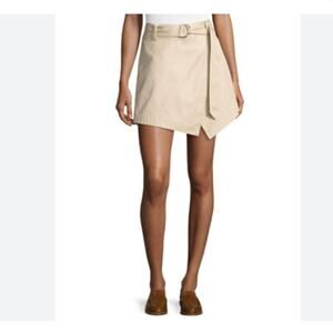 FRAME Denim $249 Trench High Waist Wrap Skort 6 ACADEMIA PREPPY CLUELESS Mini